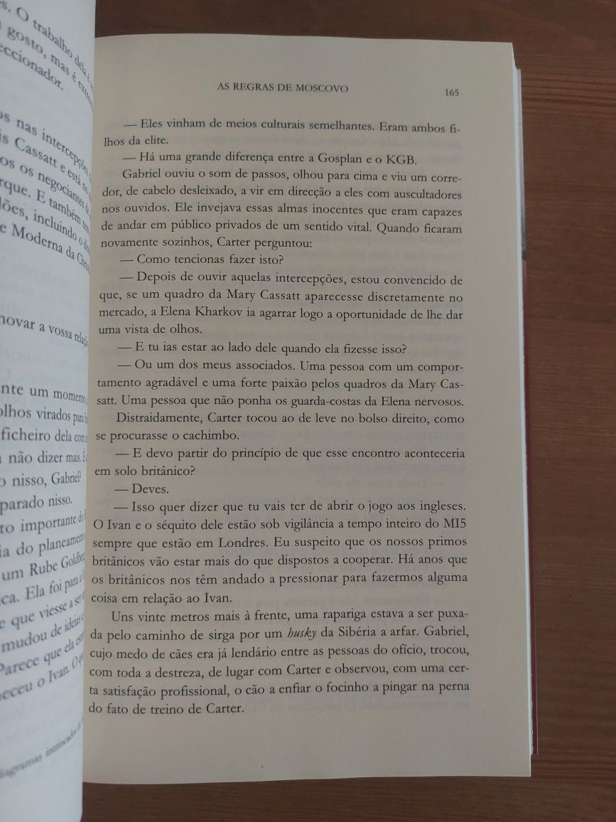 L " As Regras de Moscovo " de Daniel Silva (Ed. Regular/ Opt. Estado)