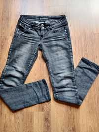 Jeansy damskie house denim czarne roz 36