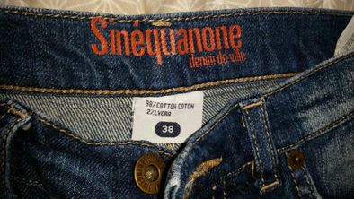 Sinequanone super jeansy Denim 38 M