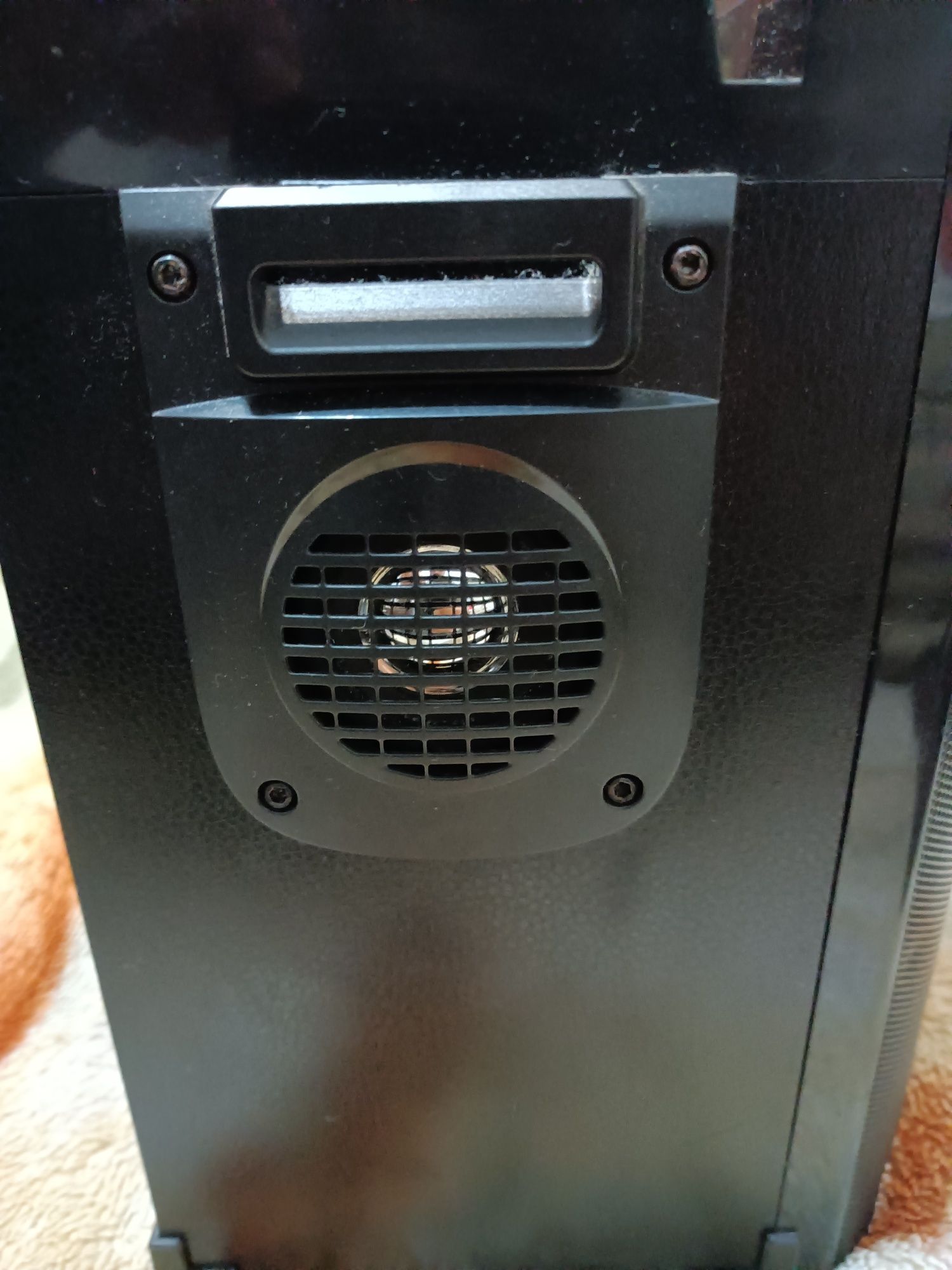 Coluna de bluetooth profissional com usb e aux e entrada de microfone