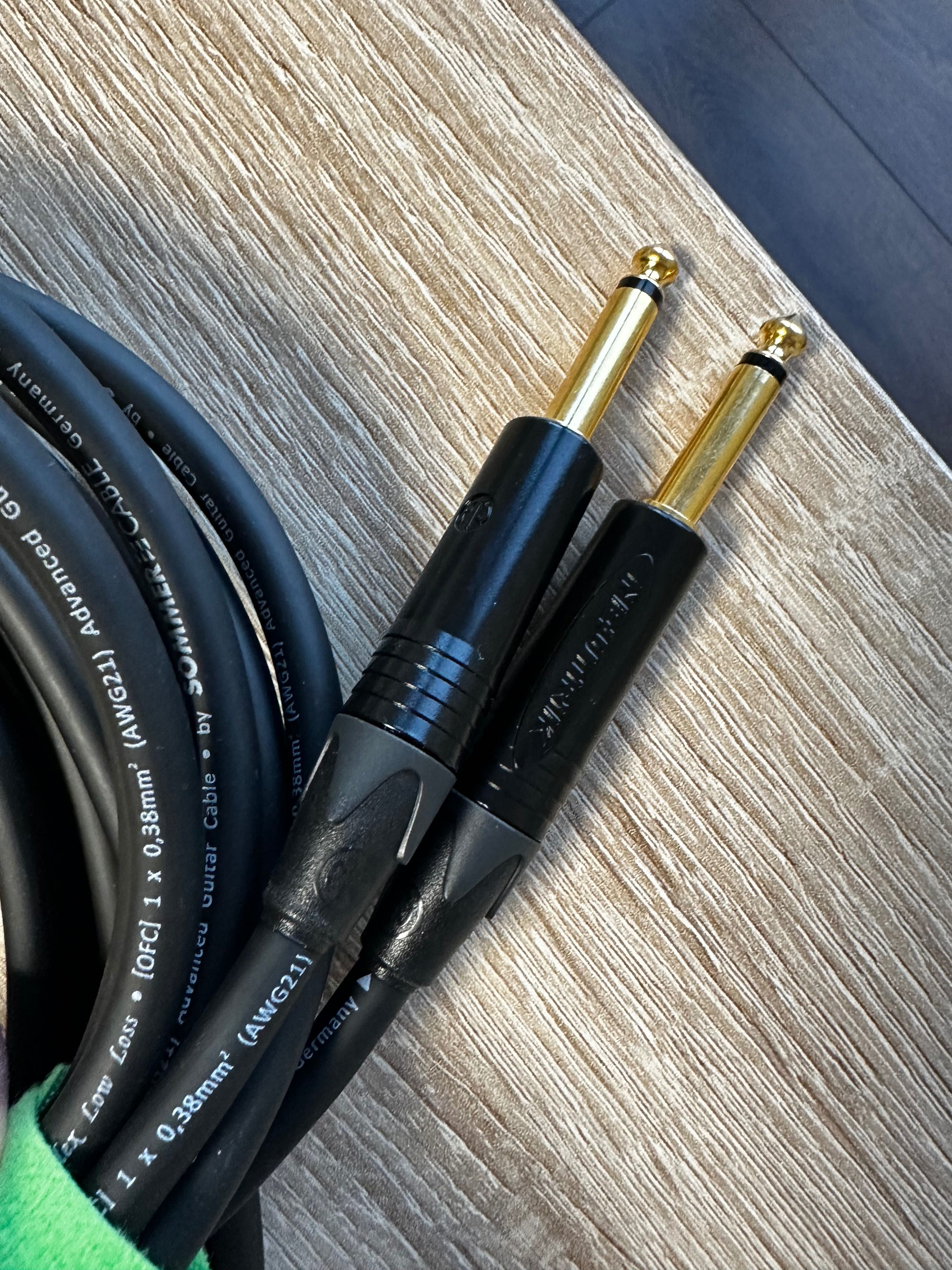 Kabel audio RCA TS RCA - Jack Neutrik Sommer 3 metry sztuk 2