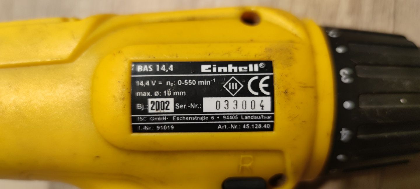 Wkrętarka Einhell bavaria bas  14,4