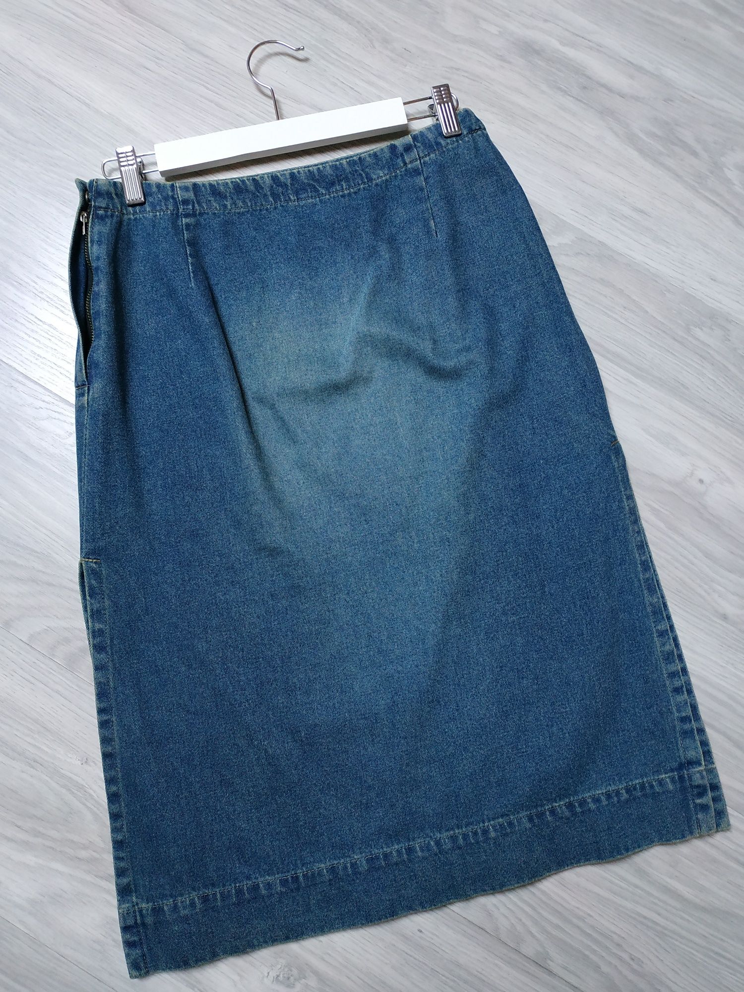 Spódnica jeansowa ołówkowa damska dżinsowa L
