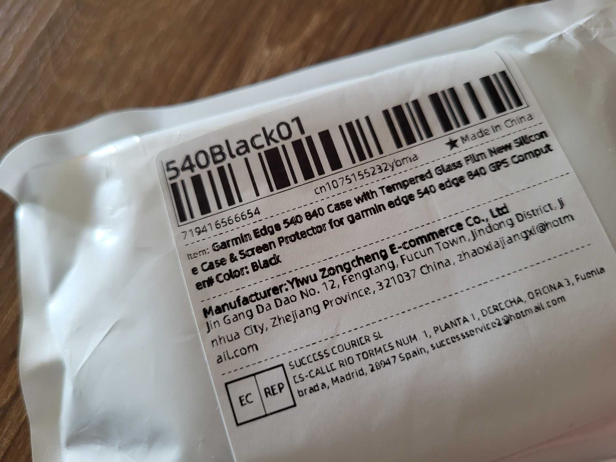 Silikonowe etui do Garmin Edge 540 i 840 + szkło