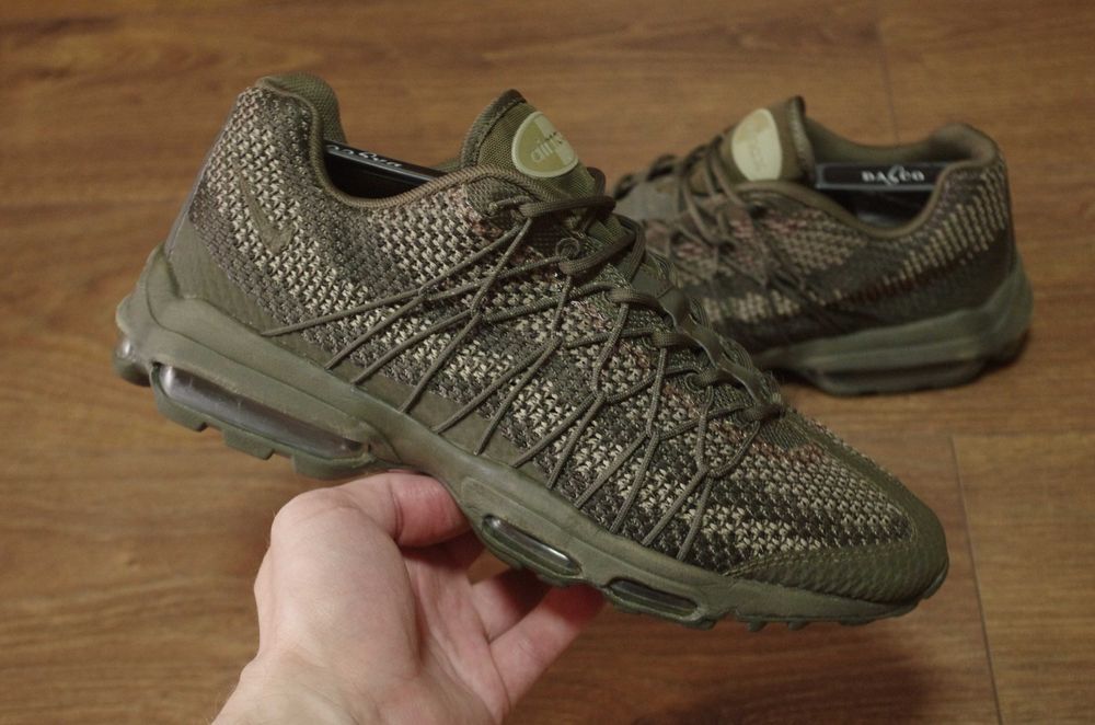 Кросівки Nike Air Max 95 Ultra jacquard cargo khaki оригінал 42,5 розм