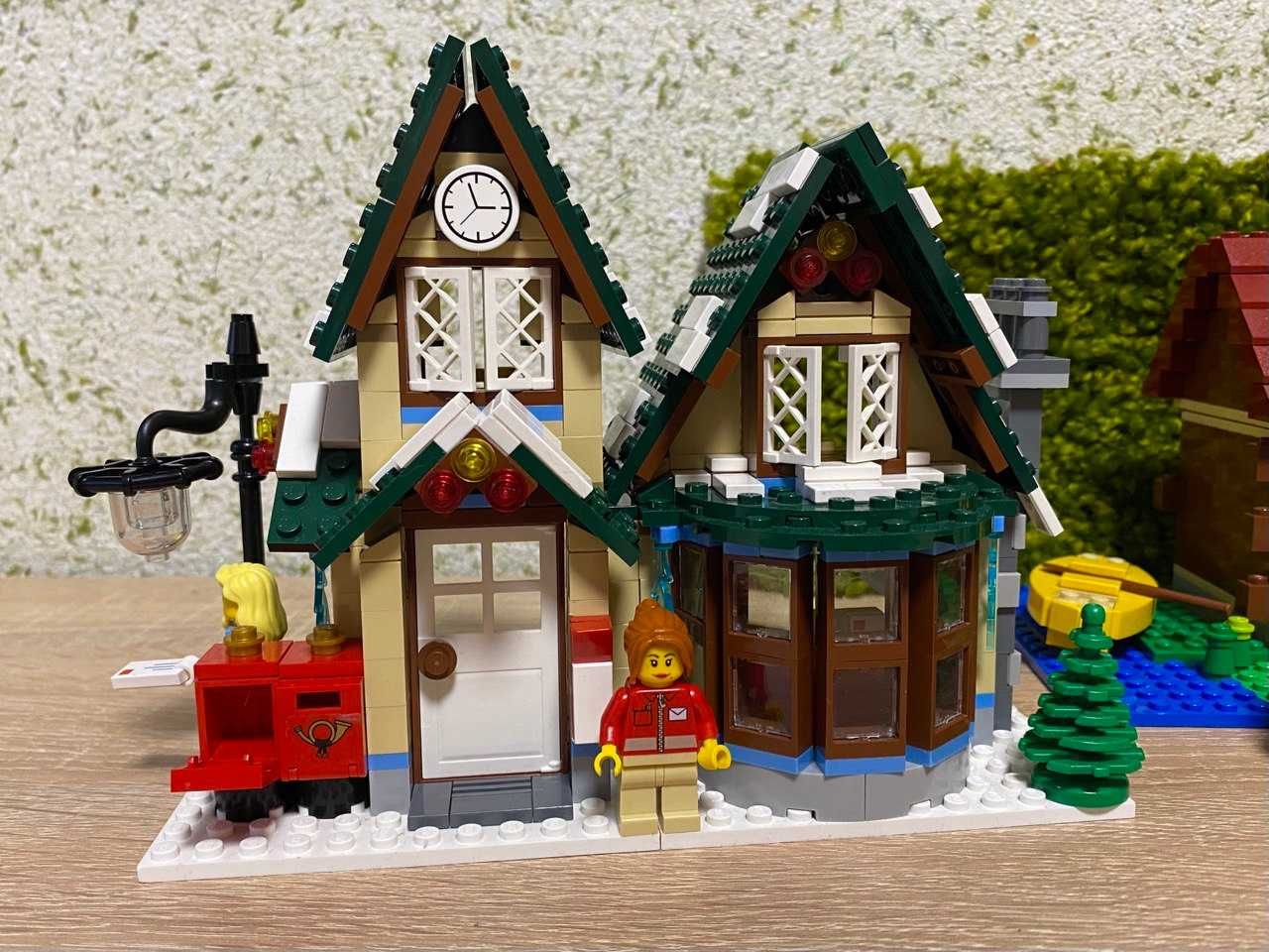Lego зимний домик лего