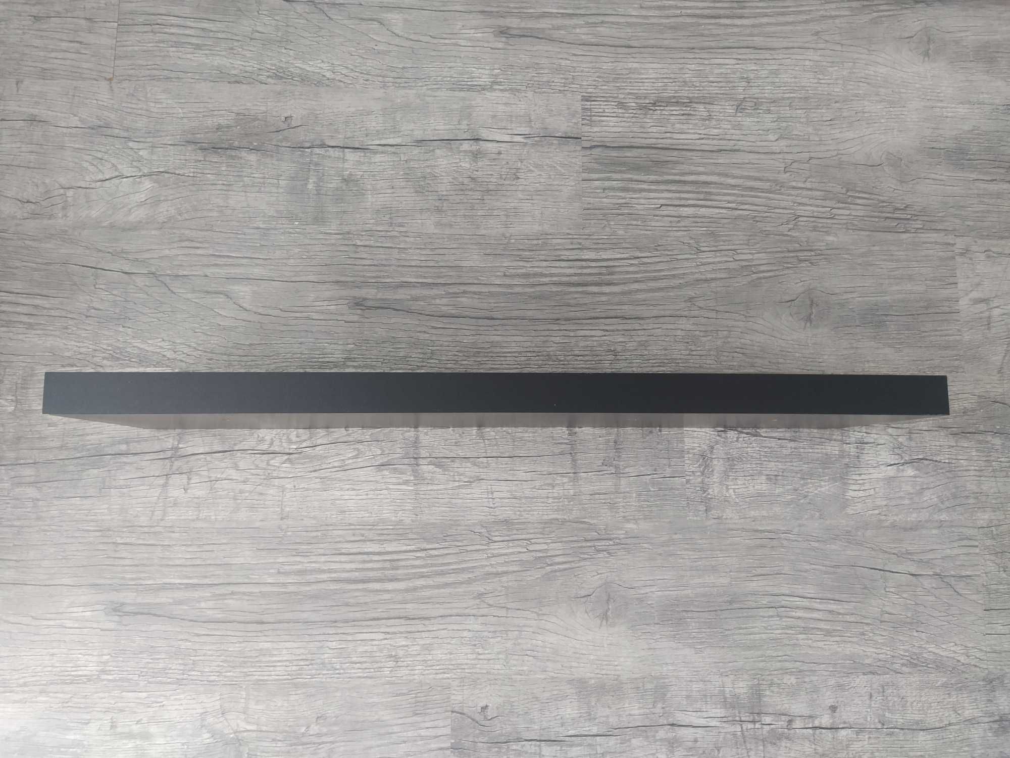 Czarna półka ścienna IKEA LACK 90cm
