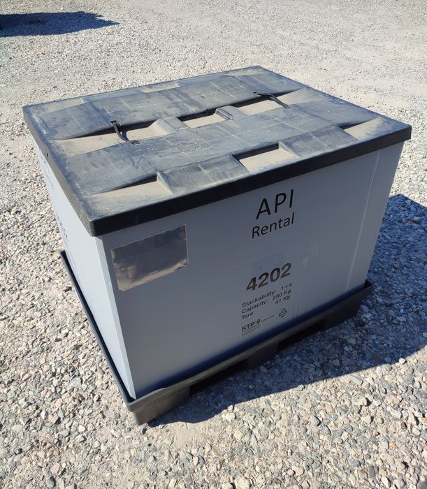 Skrzyniopalety plastikowe składane 120x100 skrzyniopaleta box