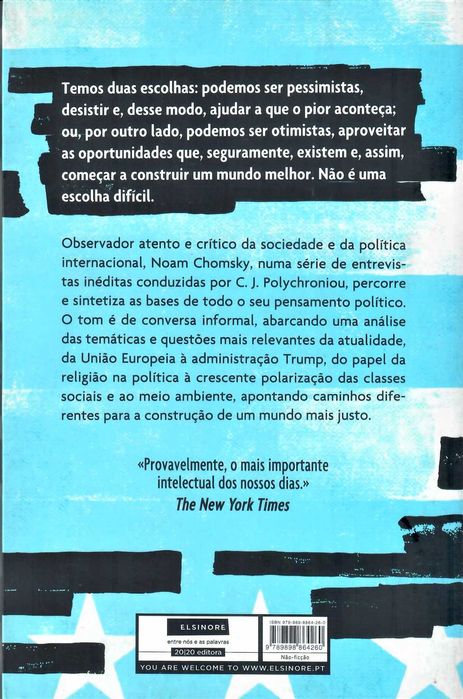 CHOMSKY, Noam «SOBRE O ANARQUISMO»  NOVIDADE