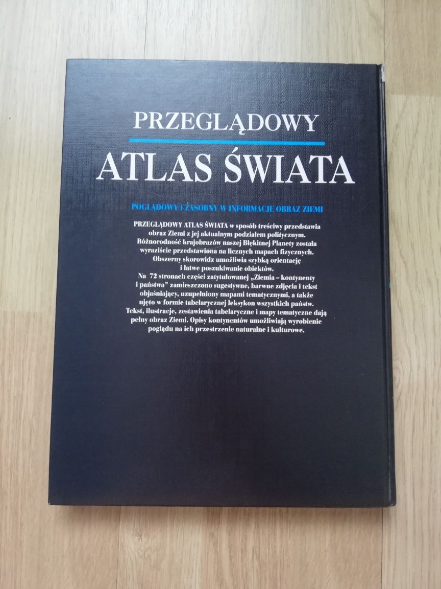 Przeglądowy atlas świata twarda oprawa