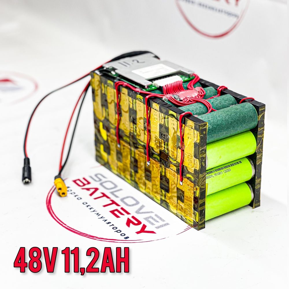 Акумулятор електро велосипеда 48v 11.2Ah в термоусадці