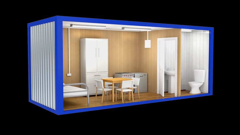 Бытовки, вагончики (строительные, жилые, прорабский) в Харькове