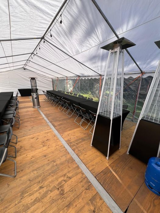 Namiot hala namiotowa 6x12 garderoba podłoga ogrzewanie