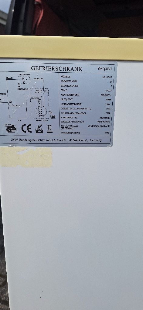 Zamrazarka Exquisit