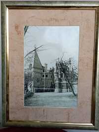 Фото Массандровского дворца 1939 года обрамленного в рамку 465х365 см.