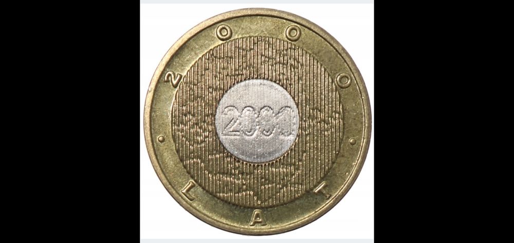 Monety 2 zł z roczników od roku 2000