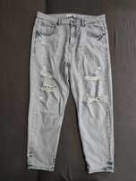 Spodnie House z dziurami loose fit