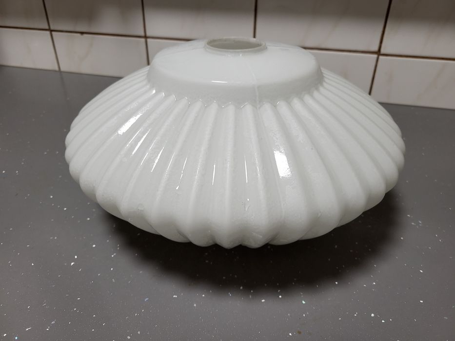 Klosz retro szklany Młodzieszyn/Zawiercie PRL
