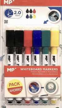 6szt Marker do tablic mix whiteboard marker 2mm