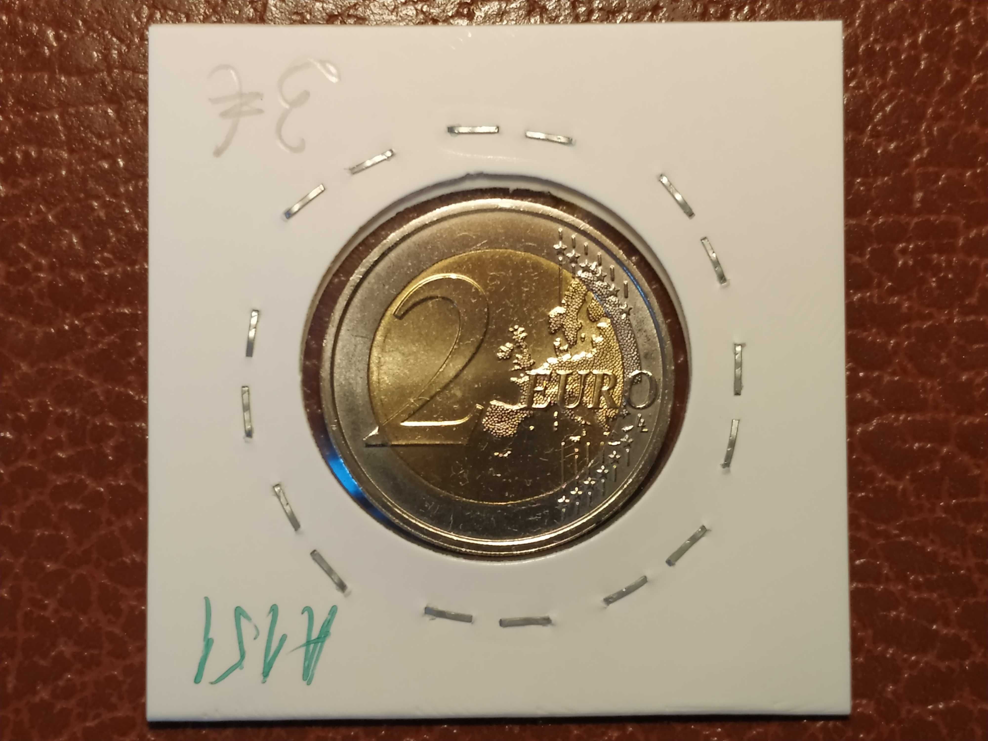 A151 Moeda de 2 euro de 2014 Comemorativa Agricultura Familiar
