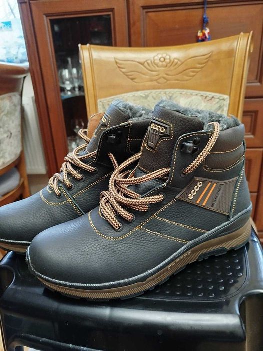 черевики чоловічи  ECCO  зимові натуральна шкіра  розмір 40