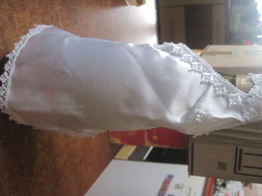 biała sukienka ślubna ślub ubranko na butelkę alkohol