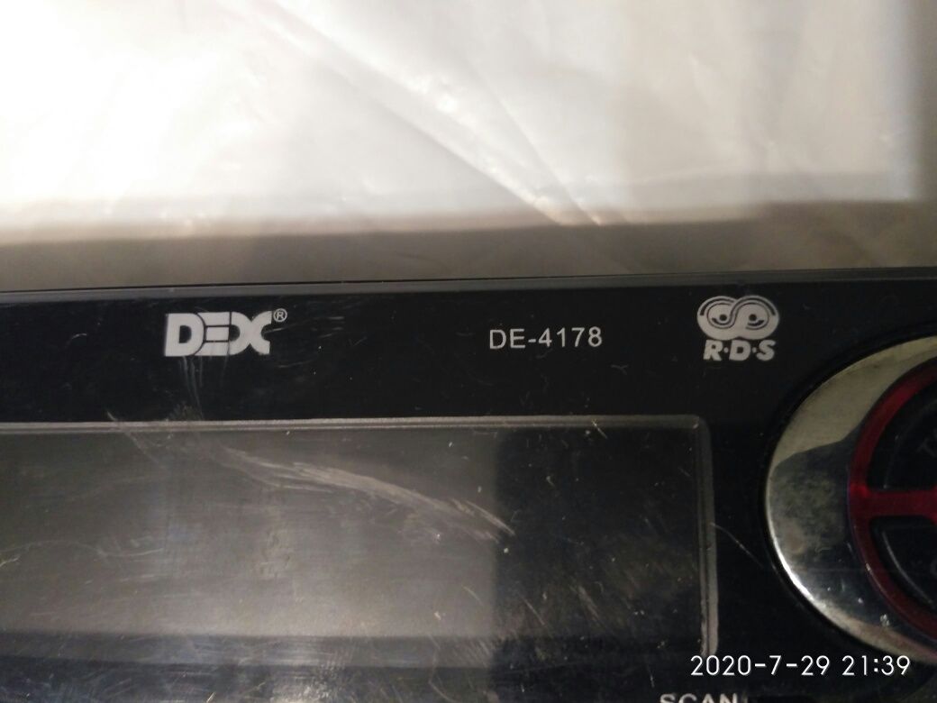 Панель автомагнитолы DEX DE-4178