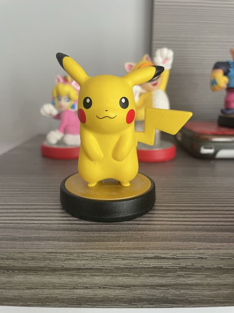 Orginalna figurka Nintendo Switch amiibo Pikachu Smash Bros Mario