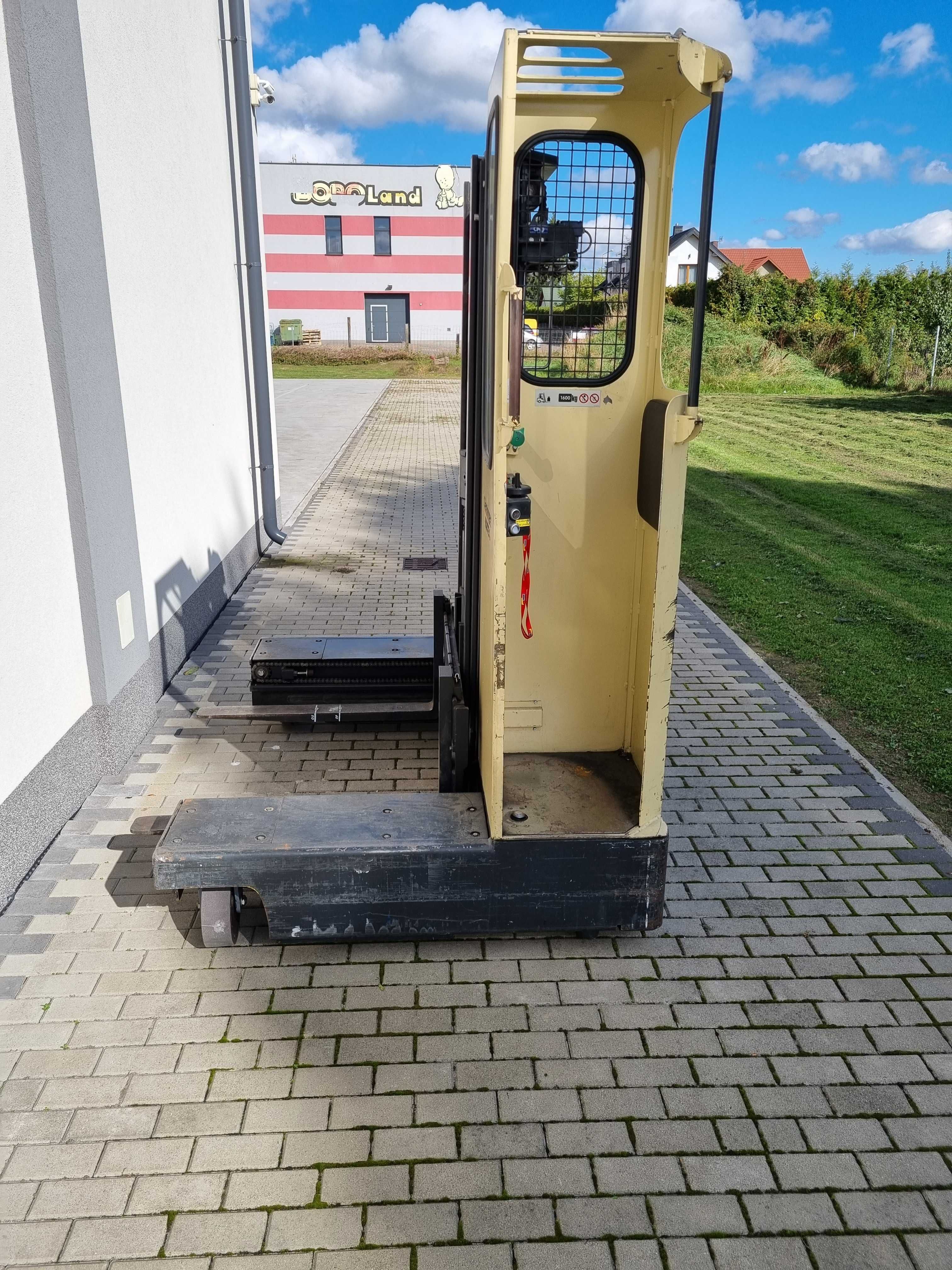 Wózek widłowy boczny HUBTEX MS-16 do dłużyc 4-kierunkowy 5m triplex