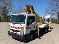 Nissan NISSAN CABSTAR 4x2 EURO6 PODNOŚNIK KOSZOWY  | Ruthmann TB270 | kosz obrotowy 90 st | Z Niemiec | 1 wł | Klima|