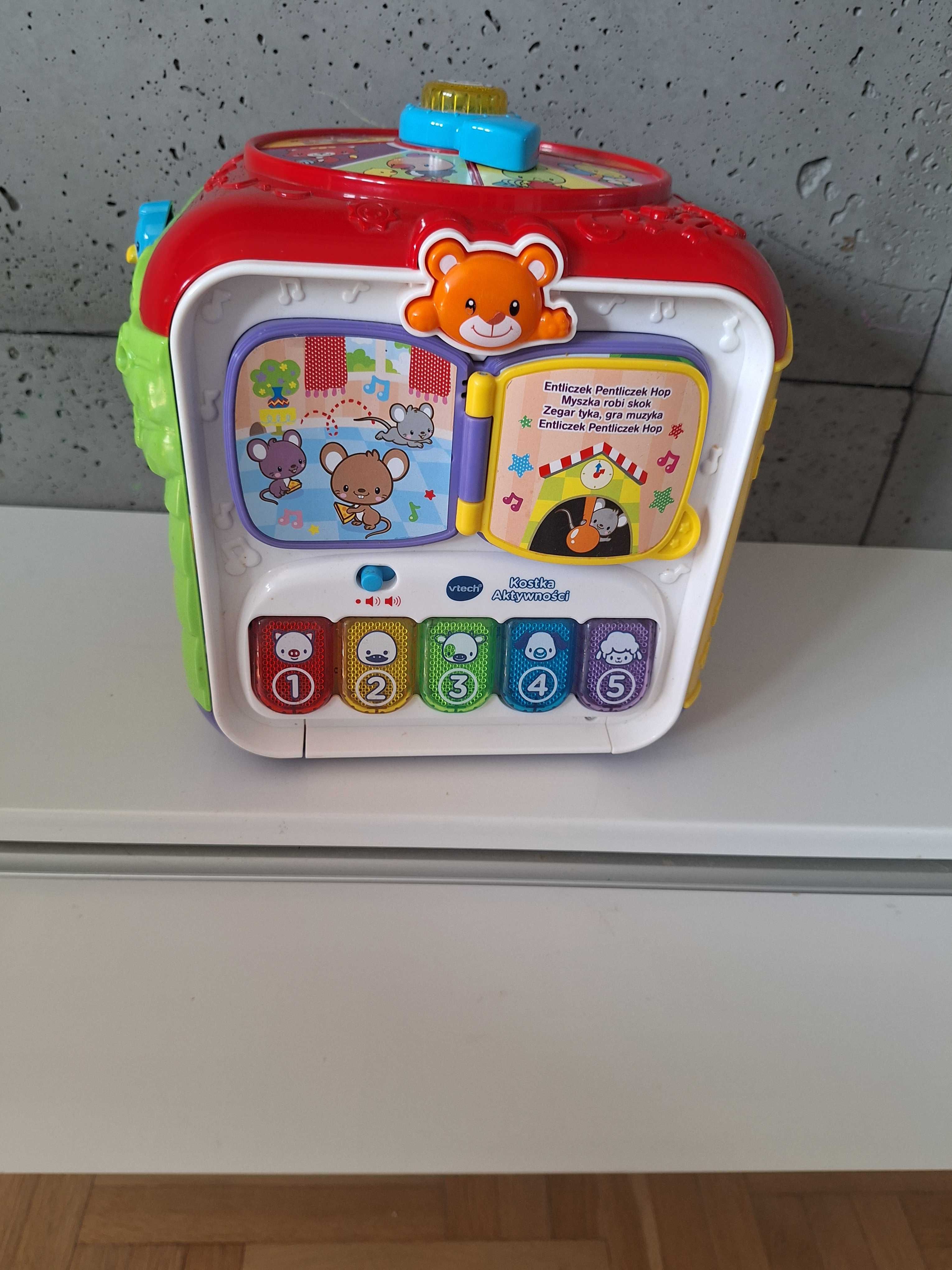 Vtech zabawka interakrywna,  kostka edukacyjna