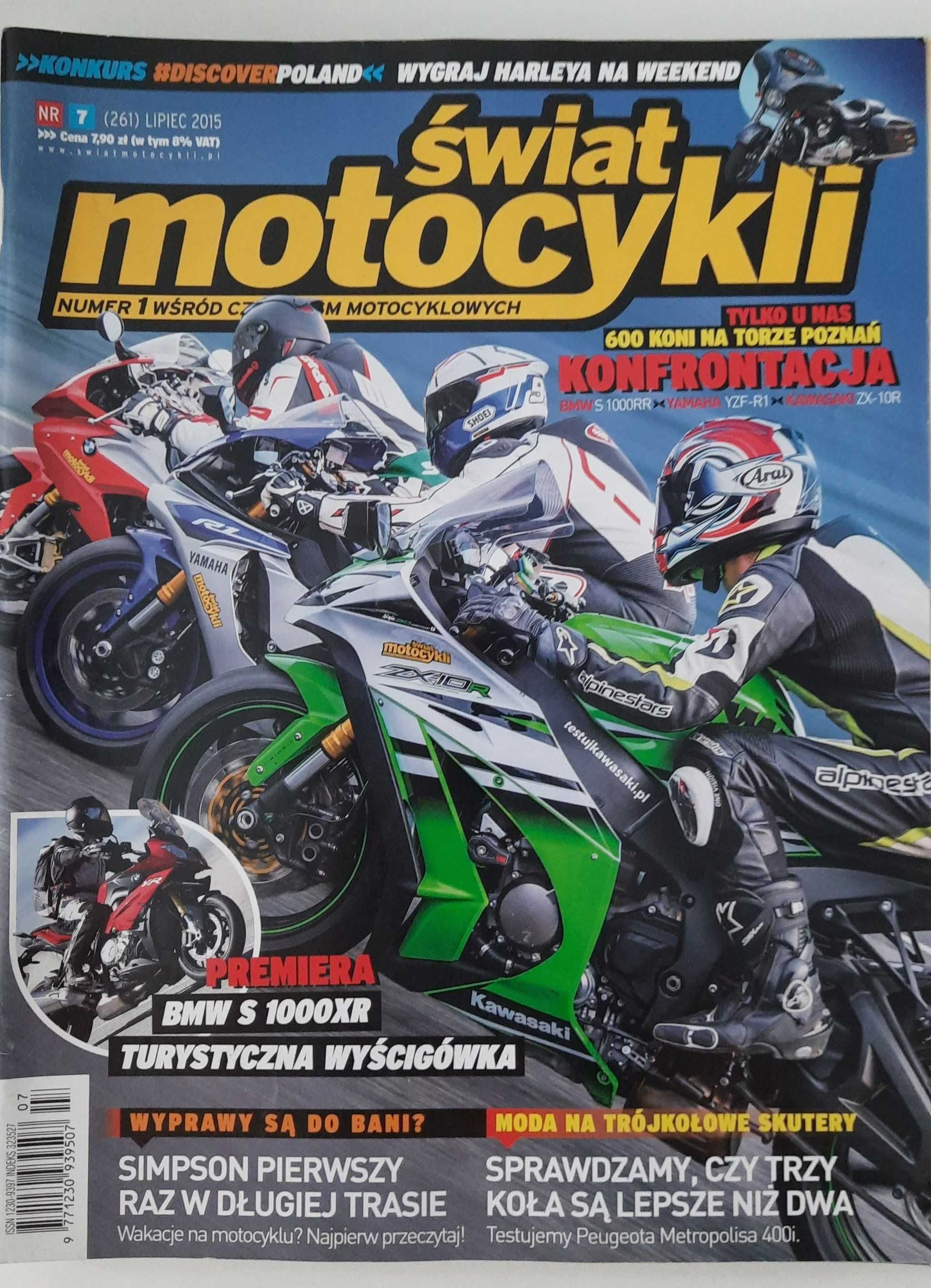 ŚWIAT MOTOCYKLI nr. 7/2015 archiwum