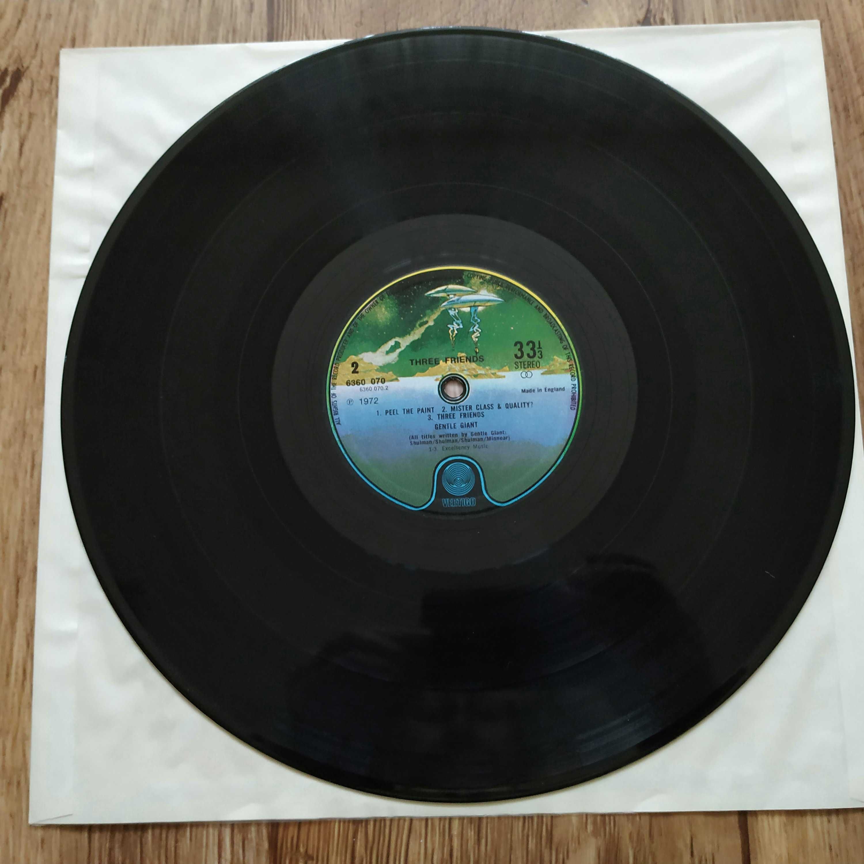 Gentle Giant – Three Friends 1972 Repress UK Edition