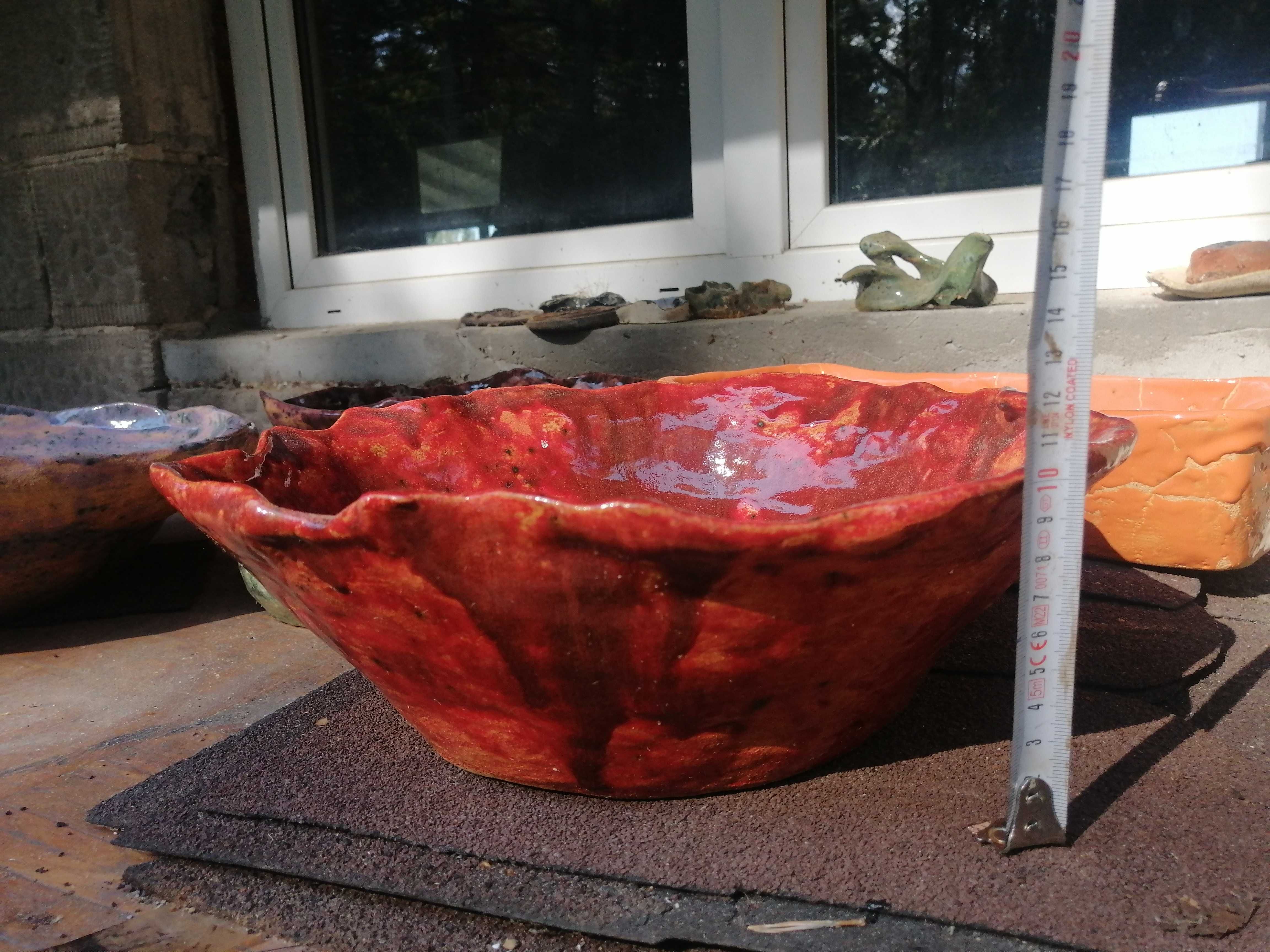 Unikatowa ceramiczna umywalka nablatowa. Handmade/loft/art