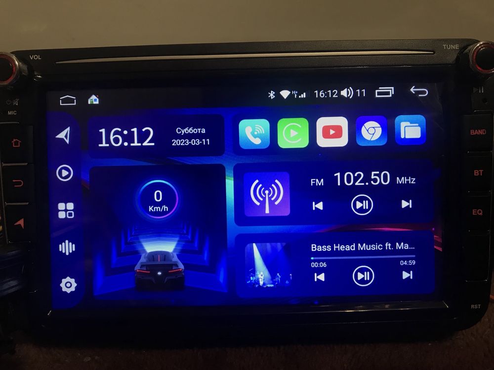 Volkswagen Skoda Android 11 2Gb/32Gb 8 ядер 4G DSP SEAT Carplay WiFi
