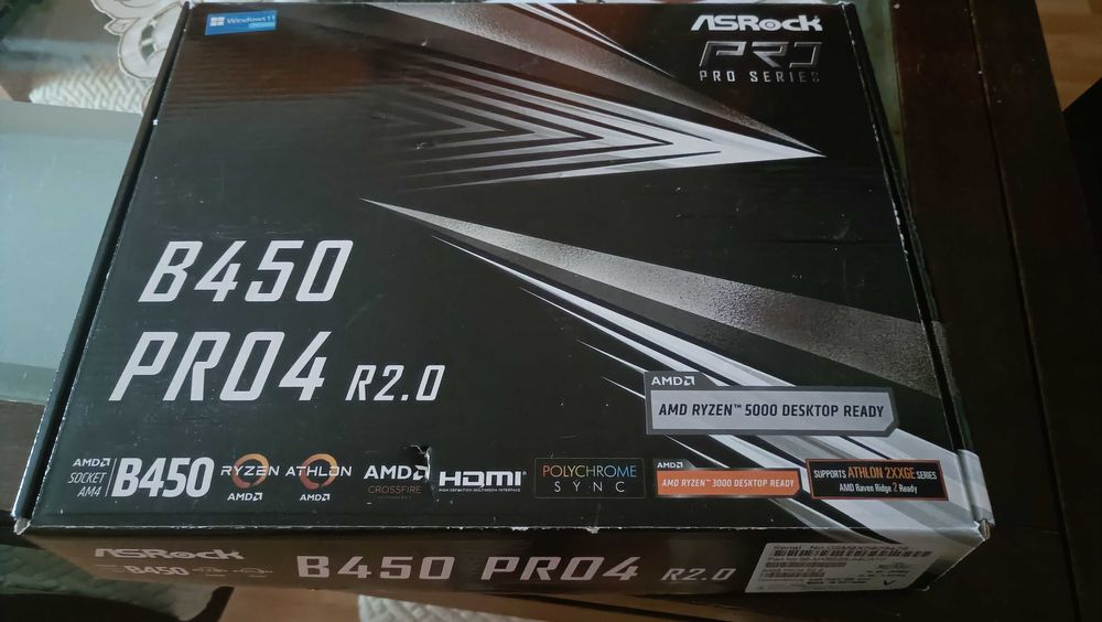 Motherboard b450 pro4 r2.0