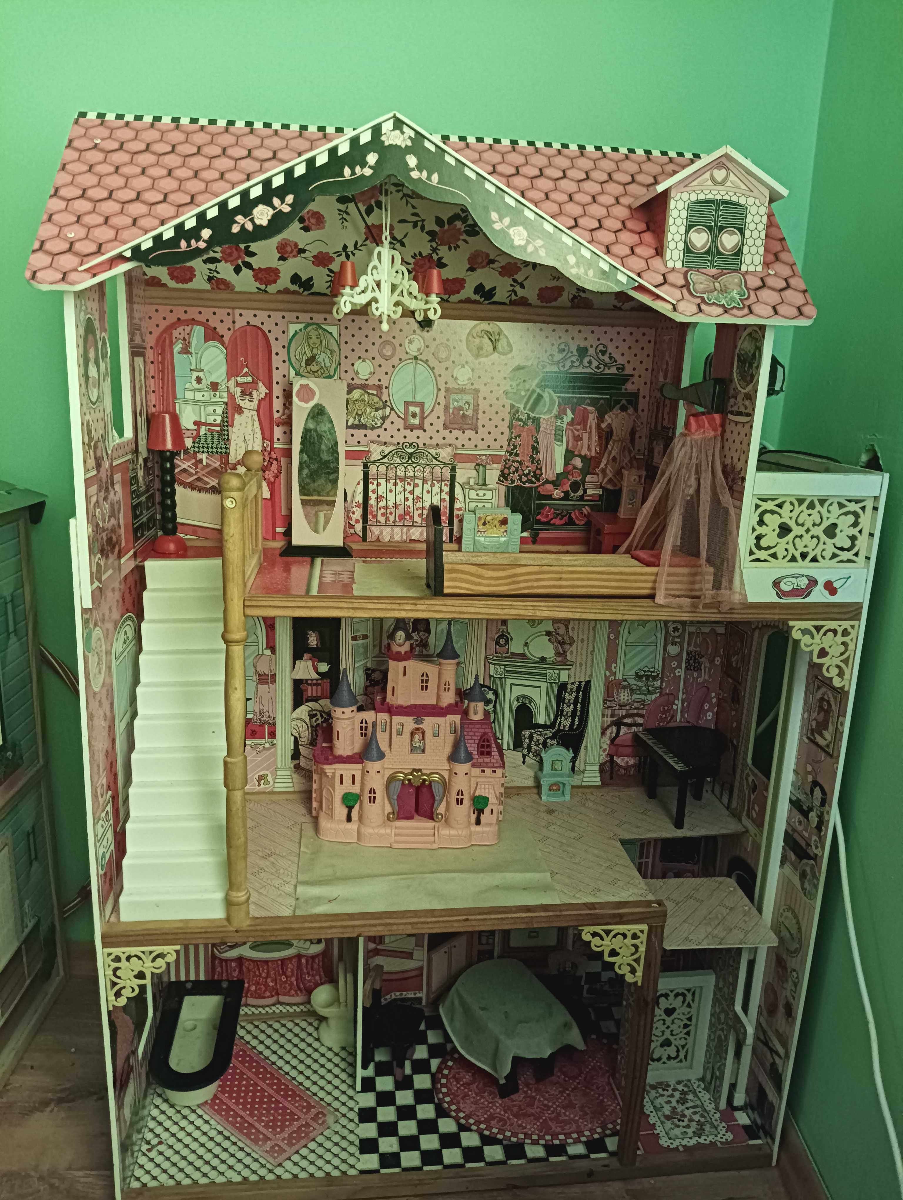 Domek dla lalek barbie