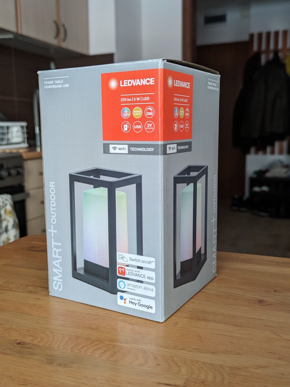 Lampka przenośna Ledvance Smart+outdoor - Nowa, Wi-Fi, powerbank