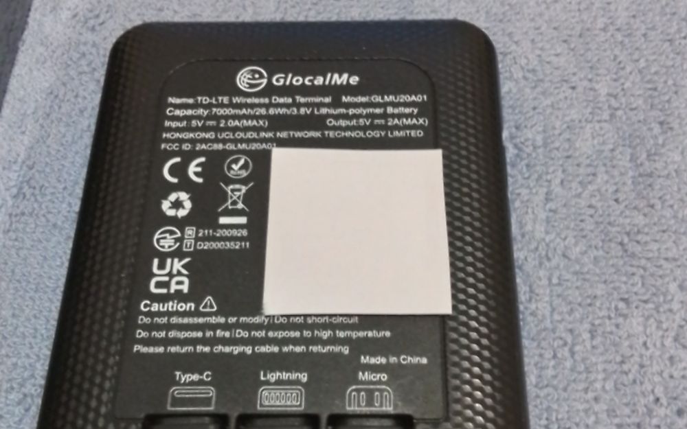 GlocalMe Triforce mobilny internet