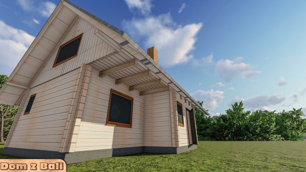 MATERIAŁ NA DOM Z BALI 10x14 35+42m2 na zgłoszenie 41000zł