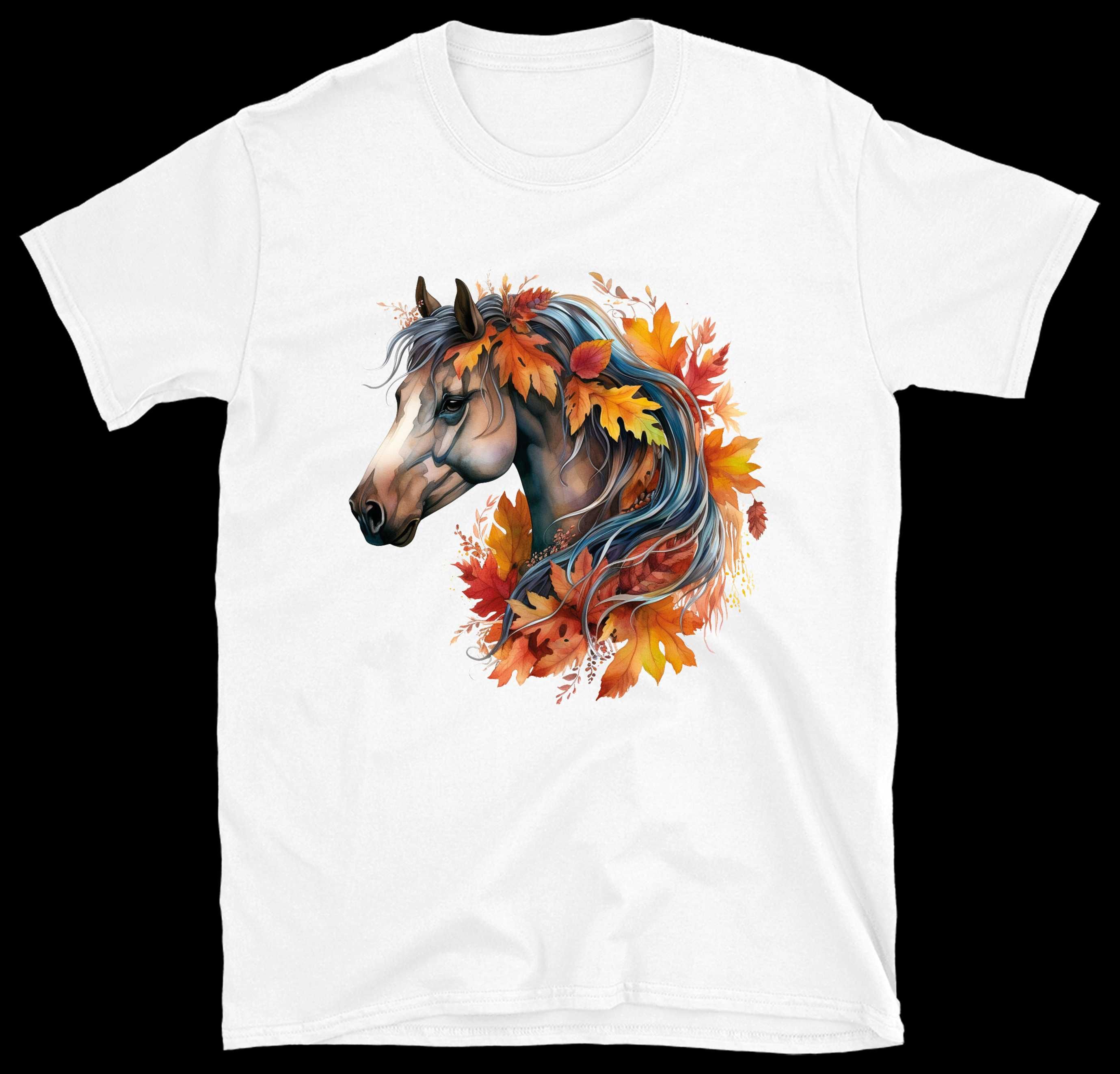 koszulka z koniem, koszulka koń, moda boho, t-shirt boho, xs-3xl