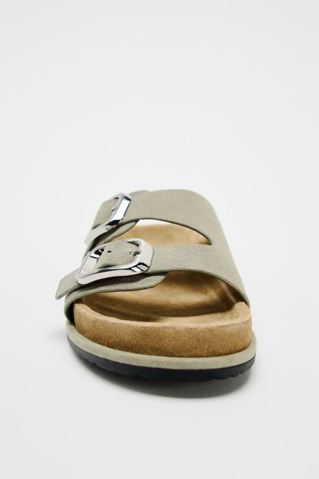 Сандали Zara замшевые