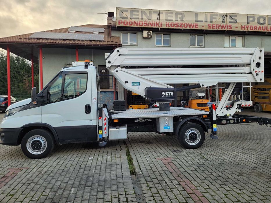 iveco podnośnik koszowy zwyżka przegubowy z jib /cte/zed/23m/multitel