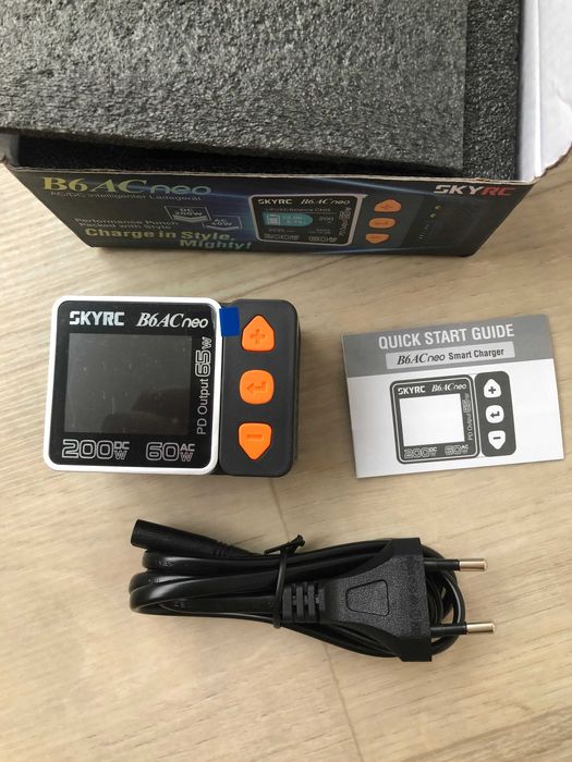 SkyRC b6ACneo розумне зарядне з БЖ для дронів, FVP, мавіків, іграшок