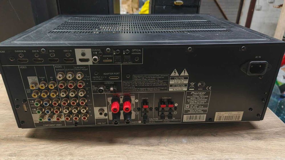 Продам аудіосистему 5.1 AV-Ресівер Pioneer VSX-521-K+SUB sw90s+колонки