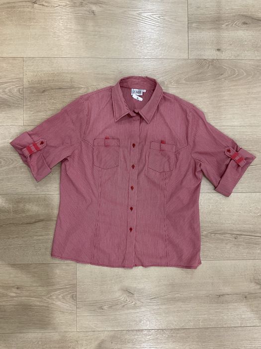 La Rosa Nowa Koszula Czerwona W Kratkę Kratka Rozmiar 44