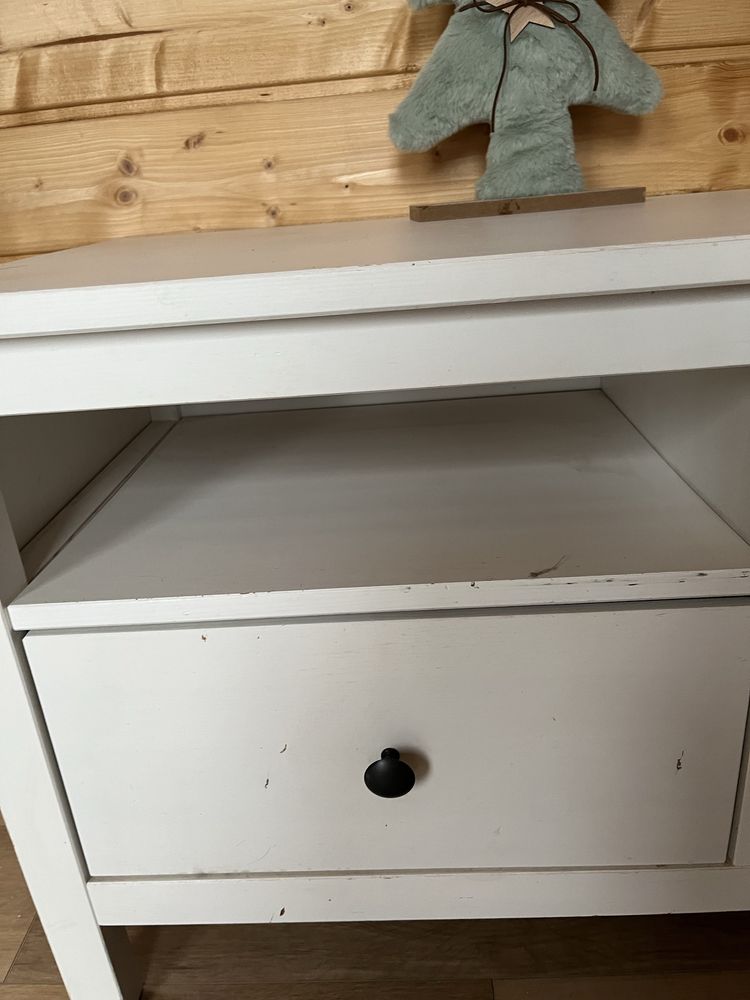 Ikea hemnes szafka komoda rtv biała