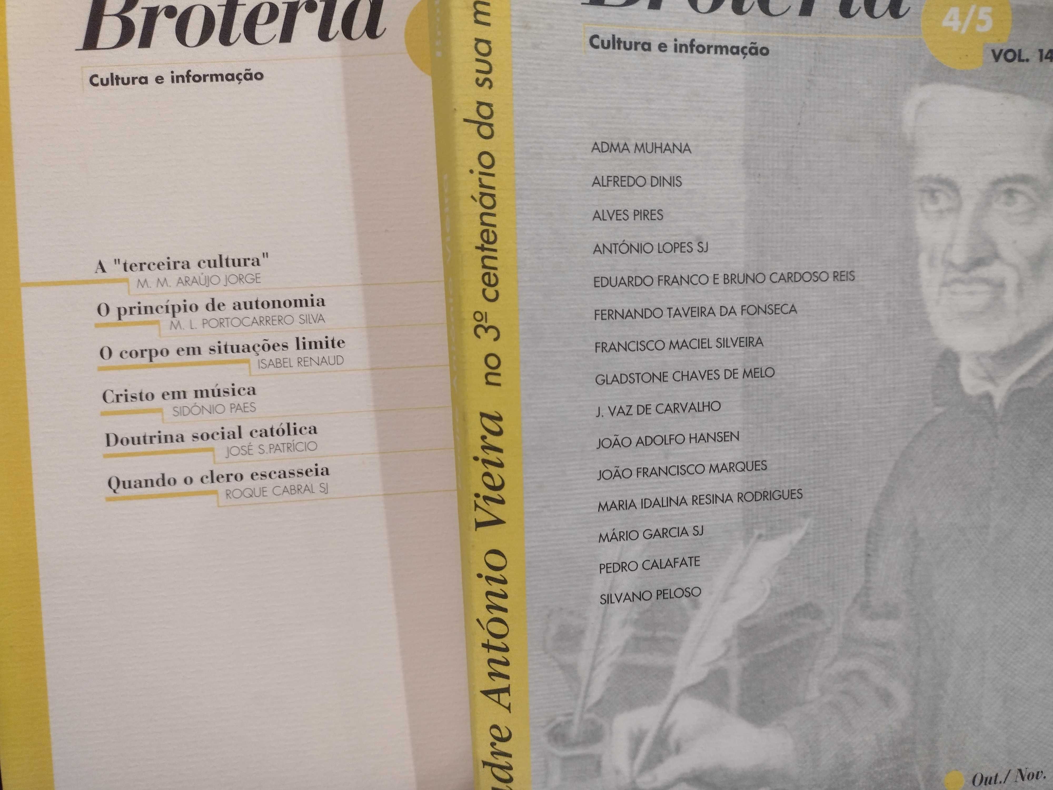 Brotéria Vol. 145 - 4 livros (1997)