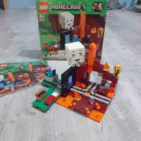 Zestaw lego minecraft portal do netheru (21143)