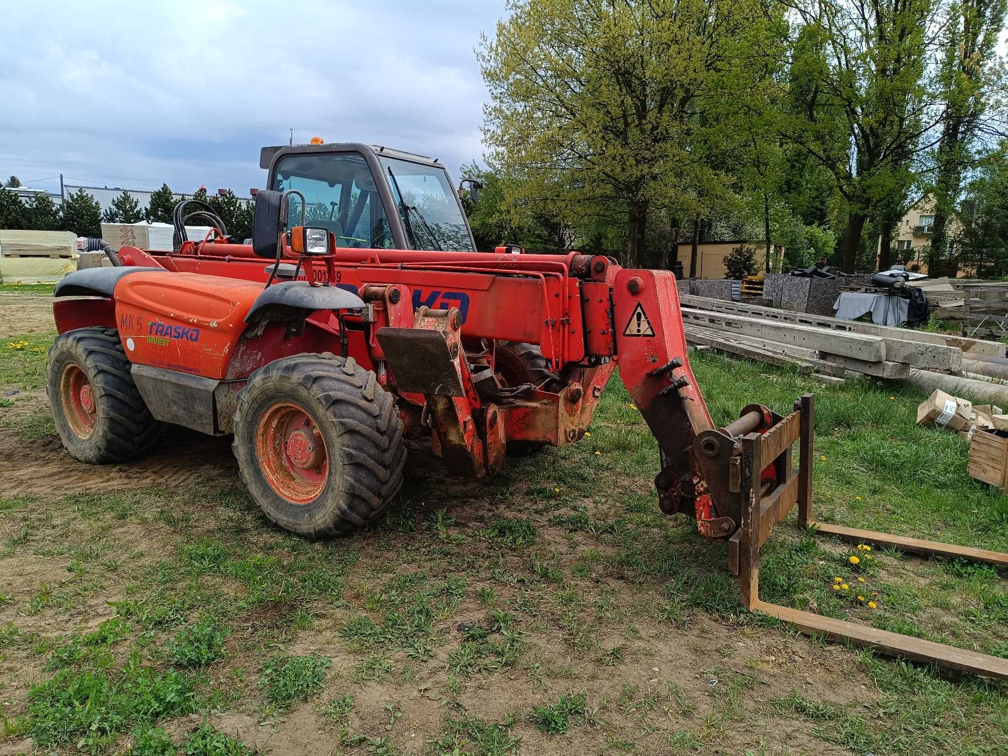 Manitou SRL AT 1330 SLT 2001 r, kosz, widły, łyżka